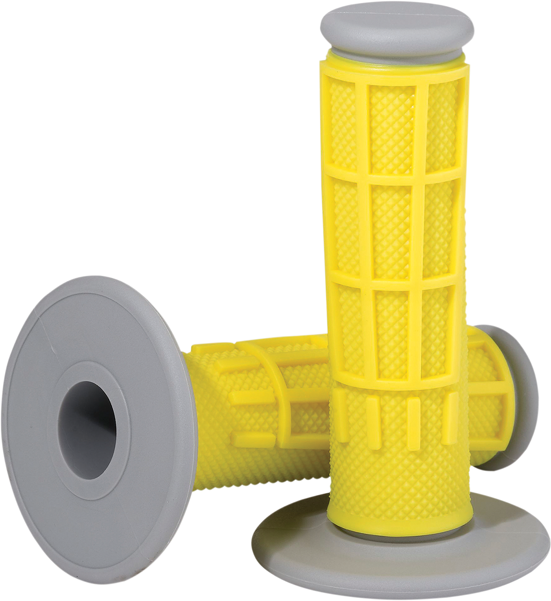 MOOSE OFFROAD Comp Diamond Half Waffle Grips - Yellow 1MG2315-YEM