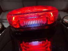 CUSTOM DYNAMICS Taillight - with Bottom License Plate Illumination Window - Red PB-TL-LPBW-R