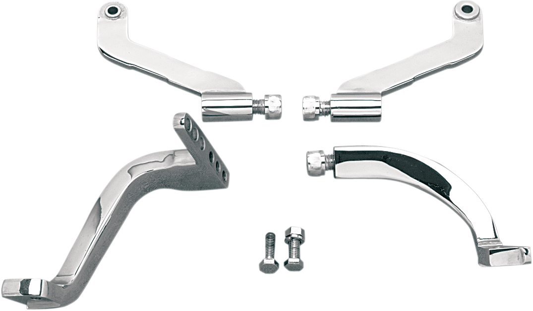 DRAG SPECIALTIES Floorboard Mounting Brackets - Chrome - FLT/FLHT 057091-BC5