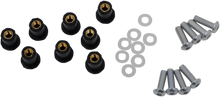 PUIG HI-TECH PARTS Windscreen Screw Kit - Silver 0957P