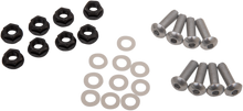 PUIG HI-TECH PARTS Windscreen Screw Kit - Silver 0956P