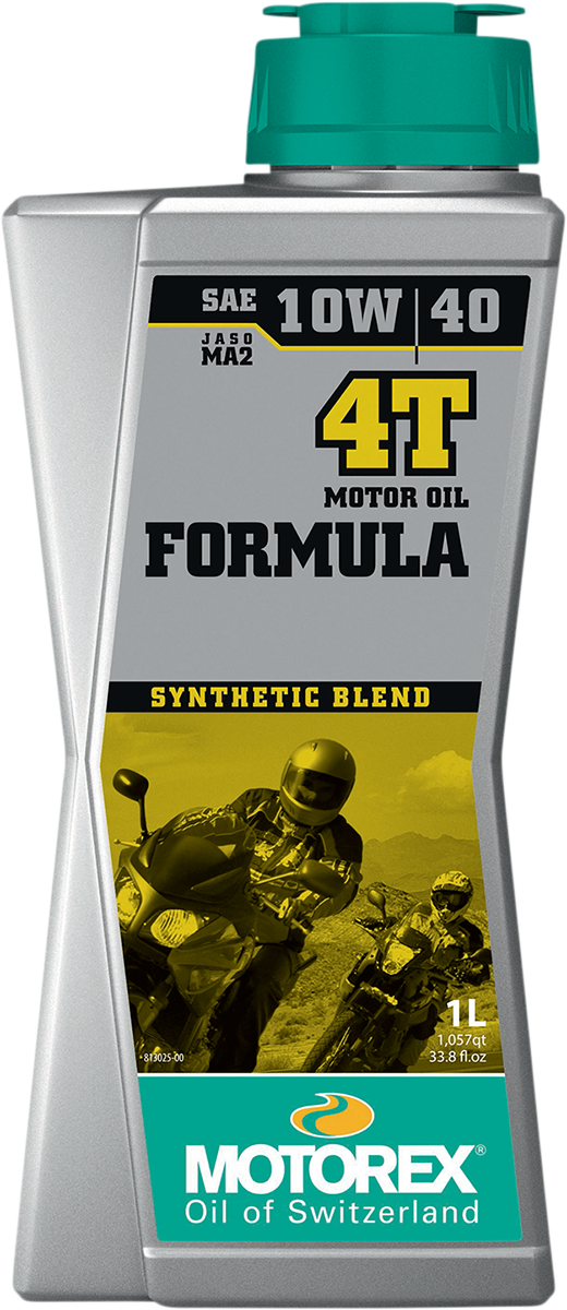 MOTOREX Formula Synthetic Blend 4T Engine Oil - 10W-40 - 1L 308273