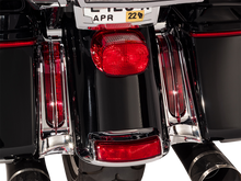 CIRO Filler Panel Light - Red Lens - Red LEDs - Chrome 40050