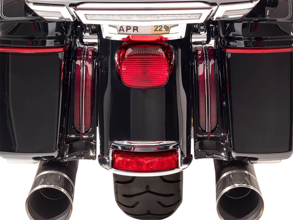 CIRO Filler Panel Light - Red Lens - Red LEDs - Black 40049