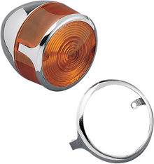 DRAG SPECIALTIES Turn Signal Lens Trim - Chrome 72182