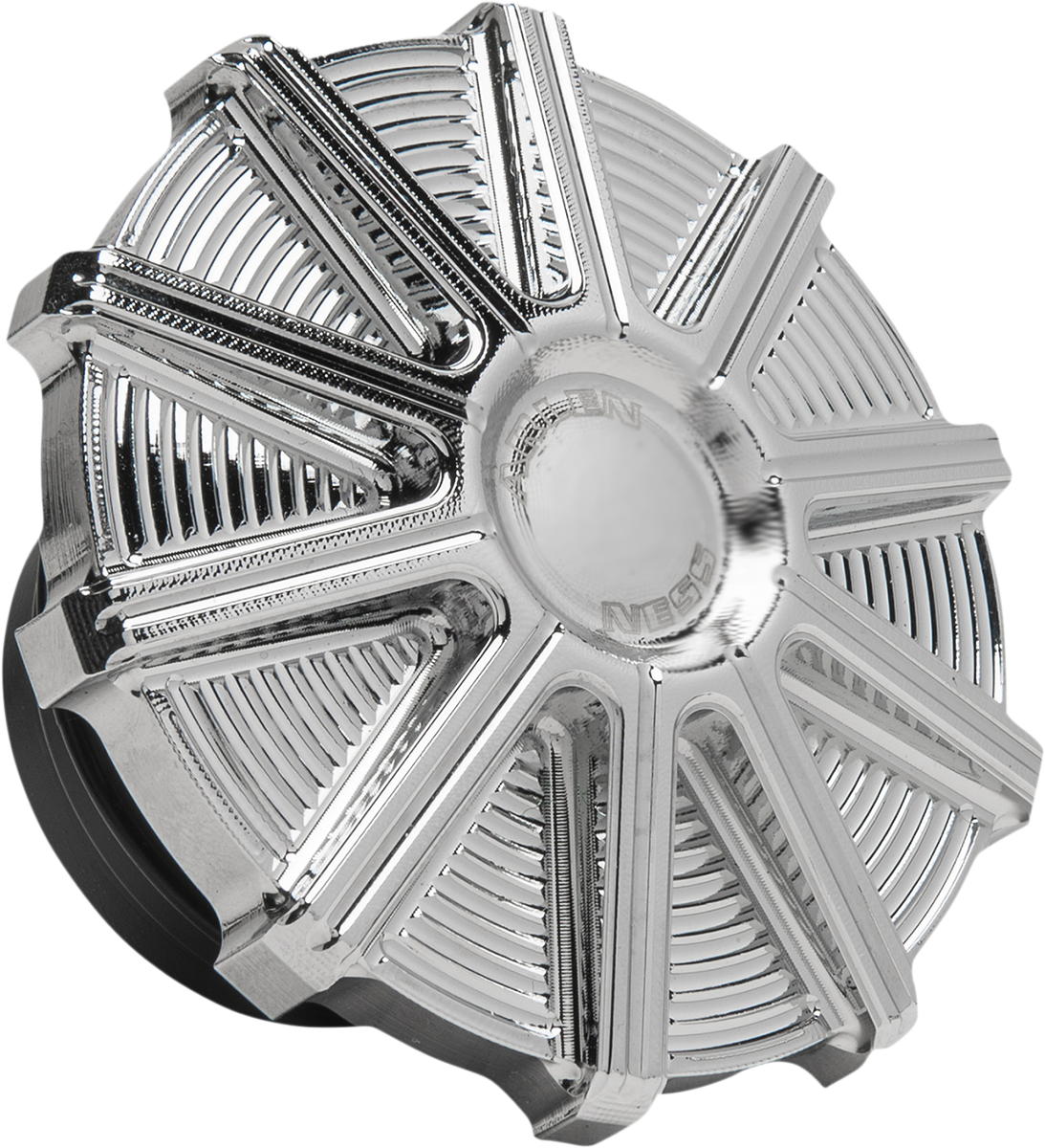 ARLEN NESS Vented Gas Cap - 10 Gauge - Chrome 701-001