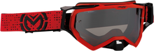 MOOSE OFFROAD XCR Goggle - Pro Stars - Red/Black - Smoke Lens 2601-2668