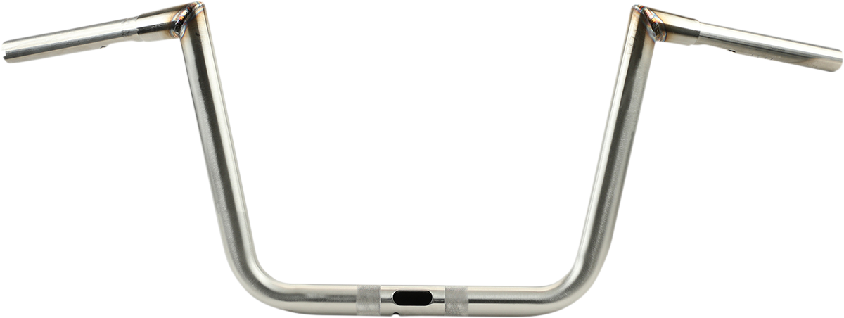 LA CHOPPERS 1-1/4" Hefty Twin Peaks Handlebar - 10" - Stainless Steel LA-7312-61SS
