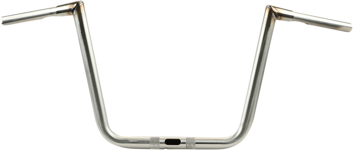 LA CHOPPERS 1-1/4" Hefty Twin Peaks Handlebar - 13" - Stainless Steel LA-7312-63SS
