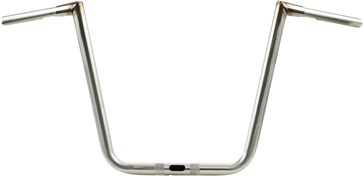 LA CHOPPERS 1-1/4" Hefty Twin Peaks Handlebar - 16" - Stainless Steel LA-7312-66SS