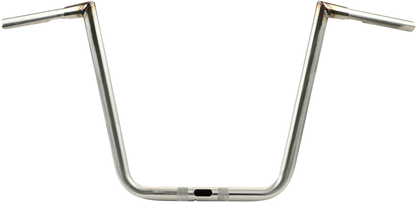 LA CHOPPERS 1-1/4" Hefty Twin Peaks Handlebar - 16" - Stainless Steel LA-7312-66SS