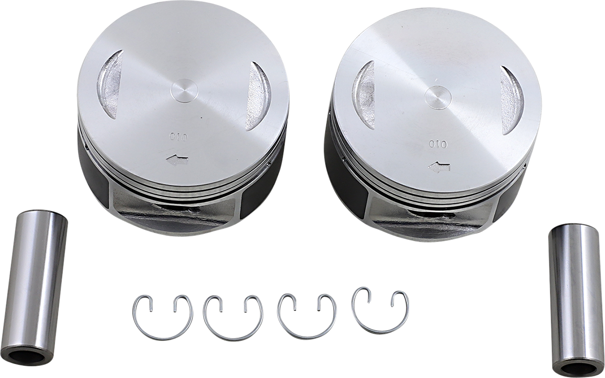 DRAG SPECIALTIES Piston Kit - 3.750" +0.010" - 88" Motor - Twin Cam 21930-99-010