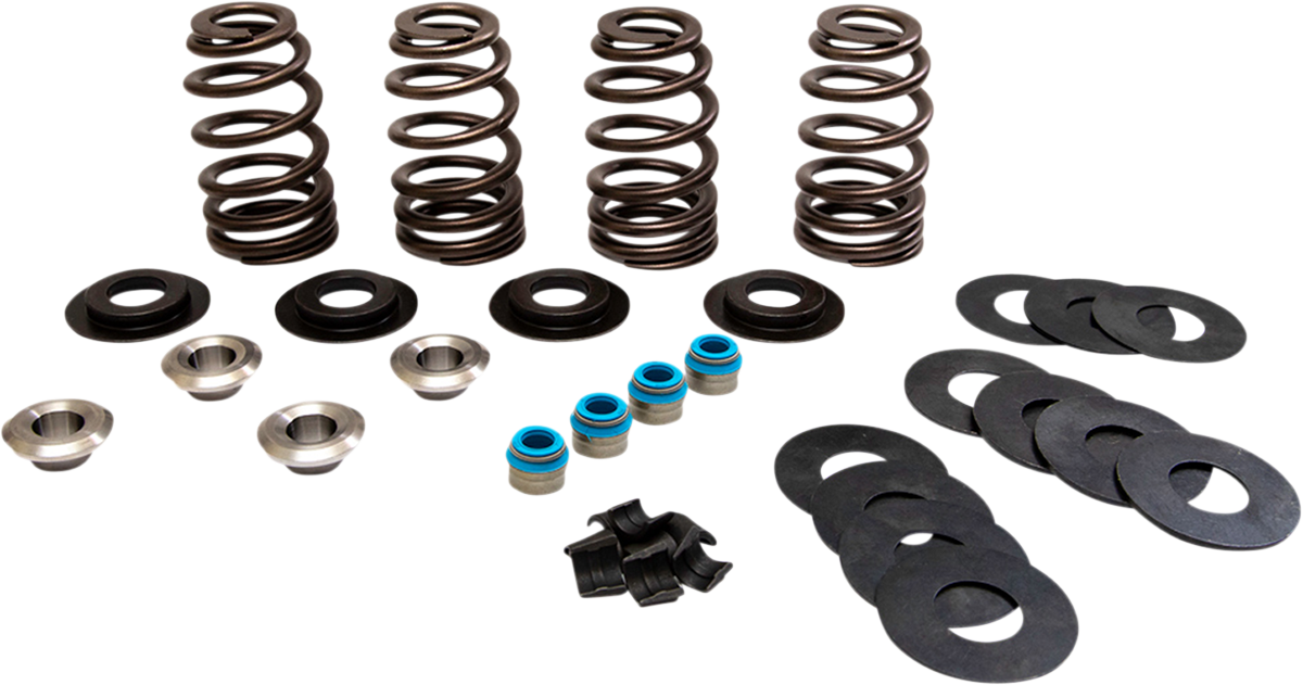FEULING PARTS Valve Spring Kit - TI Retainers - For 5/16" Valve Stem - EVO | Twin Cam 1122