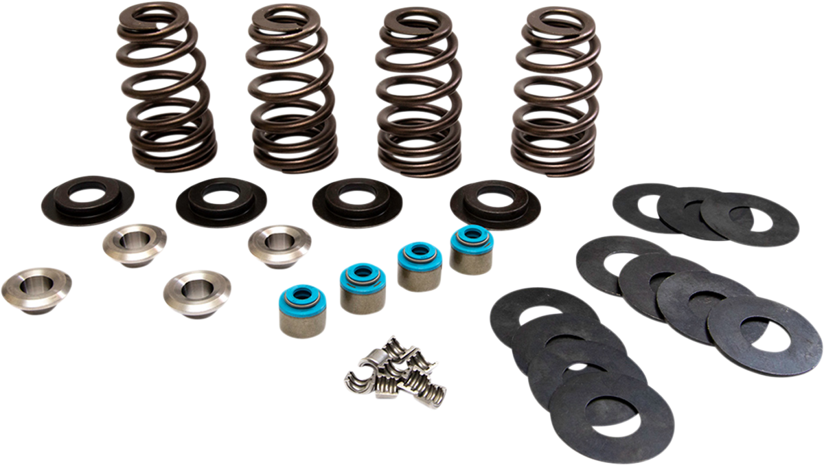 FEULING PARTS Valve Spring Kit - TI Retainers - For 5/16" Valve Stem - Twin Cam 1123