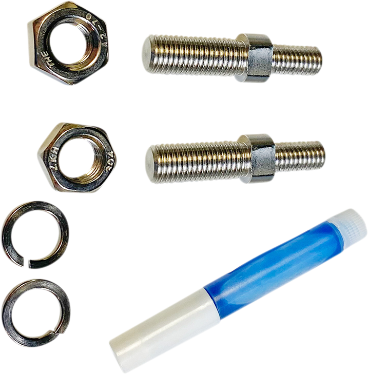 CUSTOM DYNAMICS Adapter - Mirror - Chrome - M8 x 1.25/M10 x 1.25 Right-Hand Thread/Left-Hand Thread CD-MIRADPT-03
