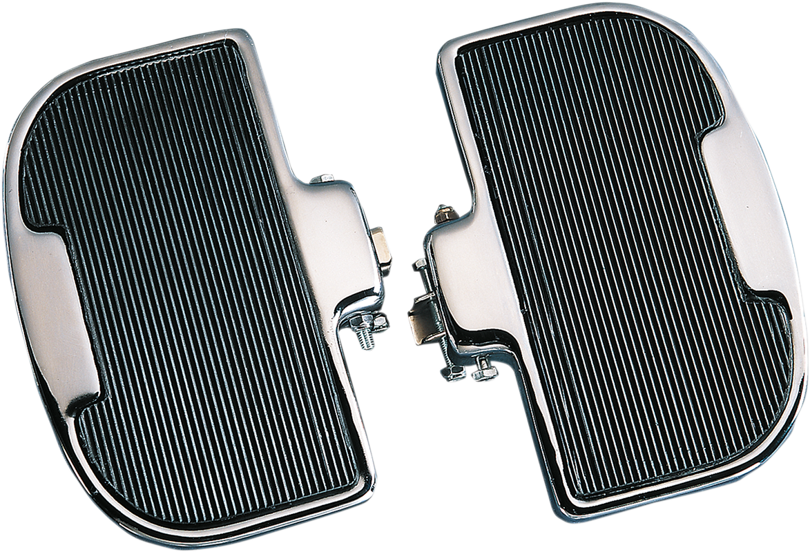 DRAG SPECIALTIES Passenger Floorboards - Black/Chrome - GL1000/1100 057005-BX-LB2