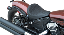 DRAG SPECIALTIES SEATS Solo Seat - Diamond - Black - Vinyl 0810-2257