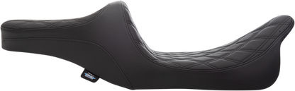 DRAG SPECIALTIES SEATS Predator III 2-Up Seat - Double Diamond - Black Thread - FL '99-'07 0801-1308