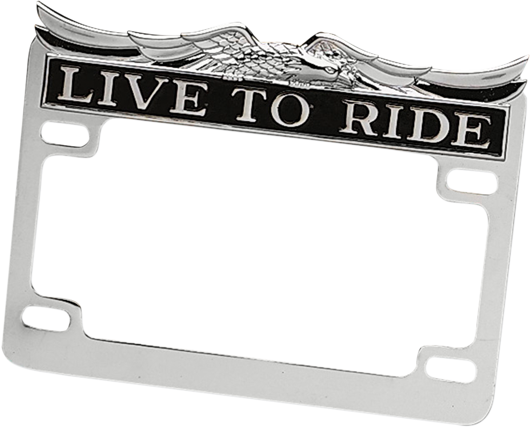 DRAG SPECIALTIES License Plate Frame - Chrome 28-6014-BC732