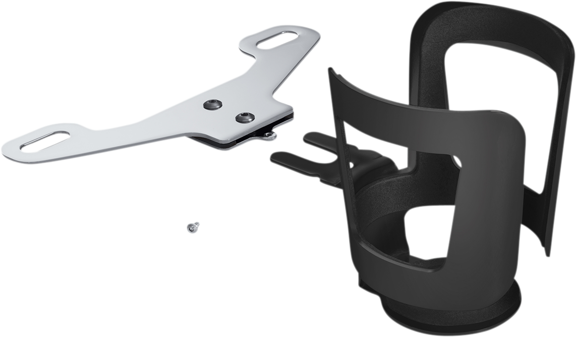 SHOW CHROME Passenger Beverage Holder - Black 52-836BK