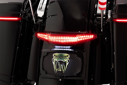 CIRO Taillight/Licesnse Plate Mount - Black 40074