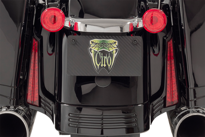 CIRO Filler Panel Light - Red Lens - Red LEDs - Black 40043