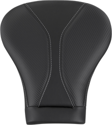 SADDLEMEN Dominator Pillion Pad - Touring - Black w/ Gray Stitching - FL '08-'25 808-07B-0142L