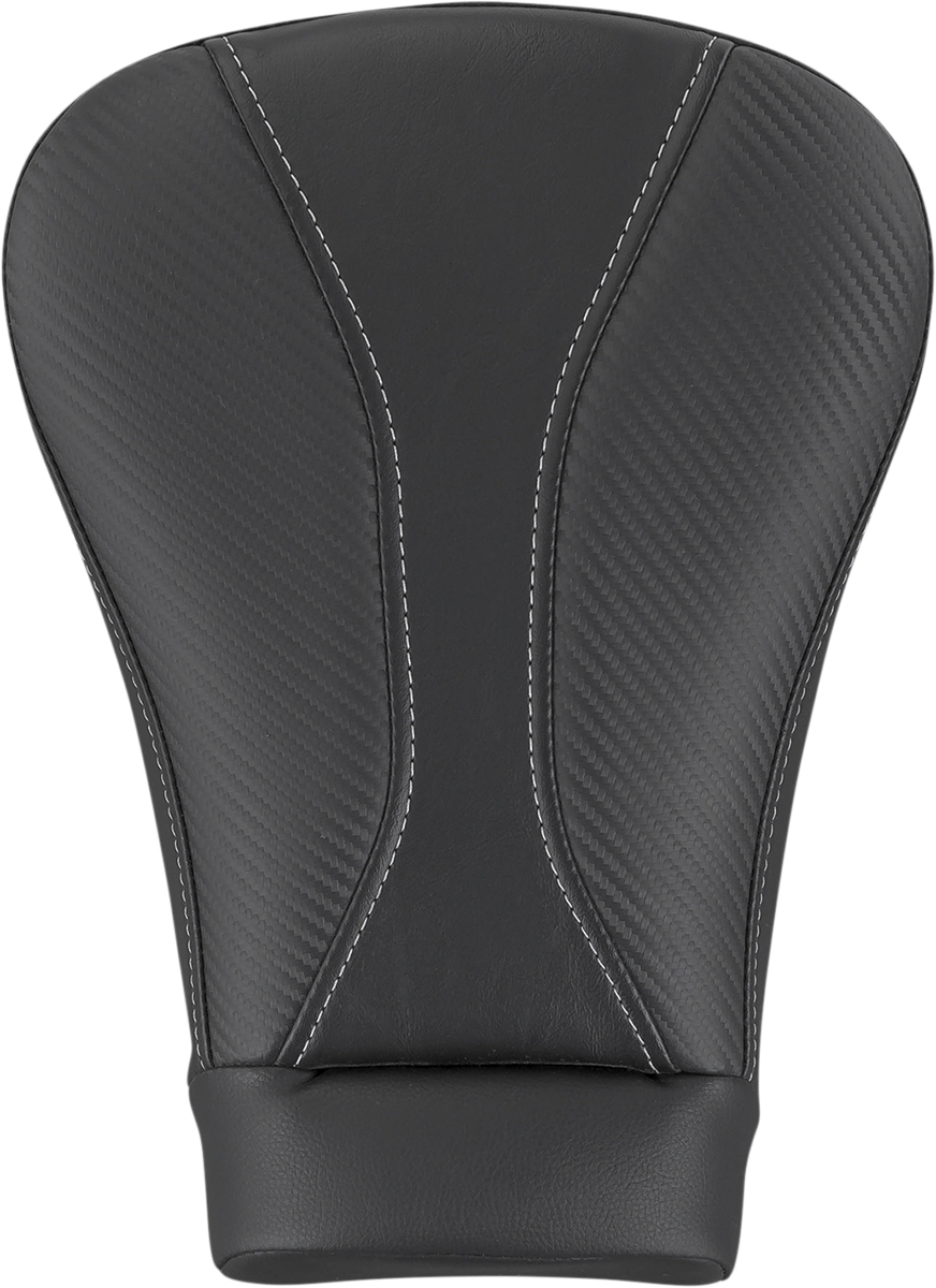 SADDLEMEN Dominator Pillion Pad - Sport - Black w/ Gray Stitching - FL '08-'25 808-07B-0242L