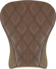 SADDLEMEN Renegade Pillion Pad - Touring - Lattice Stitched - Brown - FLSB/FXLR '18-'24 818-29-012BLS