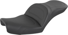 SADDLEMEN Explorer Seat - No Backrest - Stitched - Black - Dyna 896-04-0291