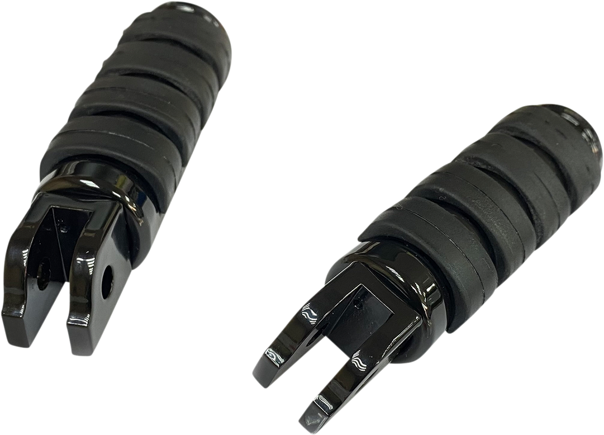 DRAG SPECIALTIES FML Soft-Ride Foot Pegs - Driver - Black - Softail P17-0343ISGB