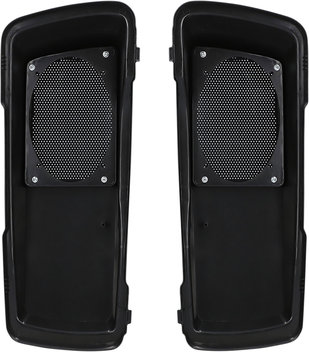 SADDLE TRAMP Saddlebag Lid - Dual - FLH/FLTR BC-HD69PR