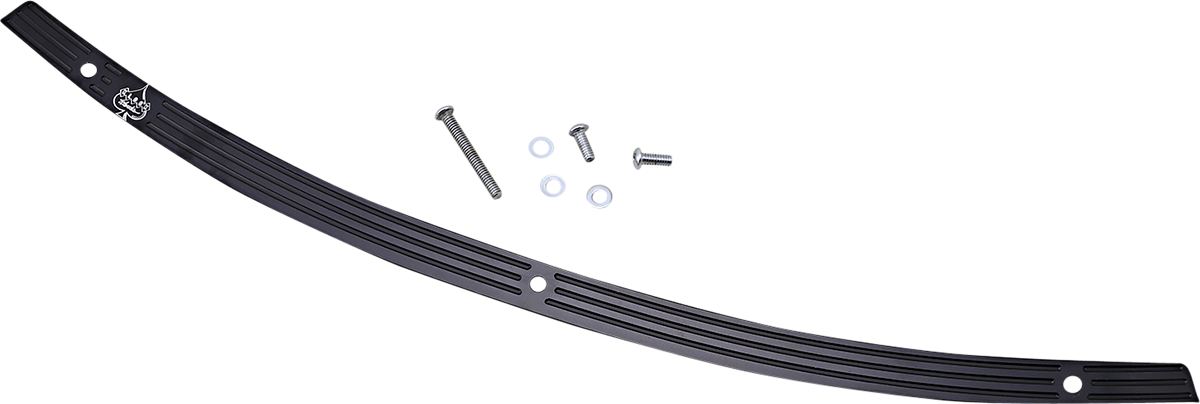 KLOCK WERKS Windshield Trim - KERF - Black w/ Contrast Logo - Harley-Davidson® KWW-01-0576