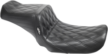 LE PERA Tailwhip Seat - Double Diamond - Black - FXD '99-'03 LN-581DD