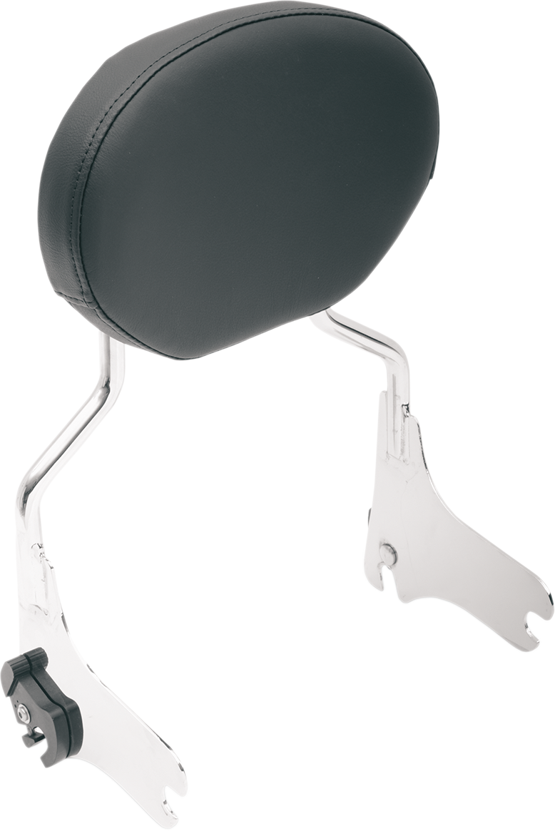 DRAG SPECIALTIES SEATS Oval Sissy Bar Pad - Smooth - Black - FL '99-'22 0822-0431