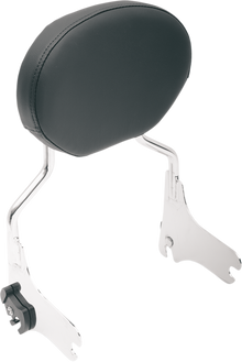 DRAG SPECIALTIES SEATS Oval Sissy Bar Pad - Smooth - Black - FL '99-'22 0822-0431