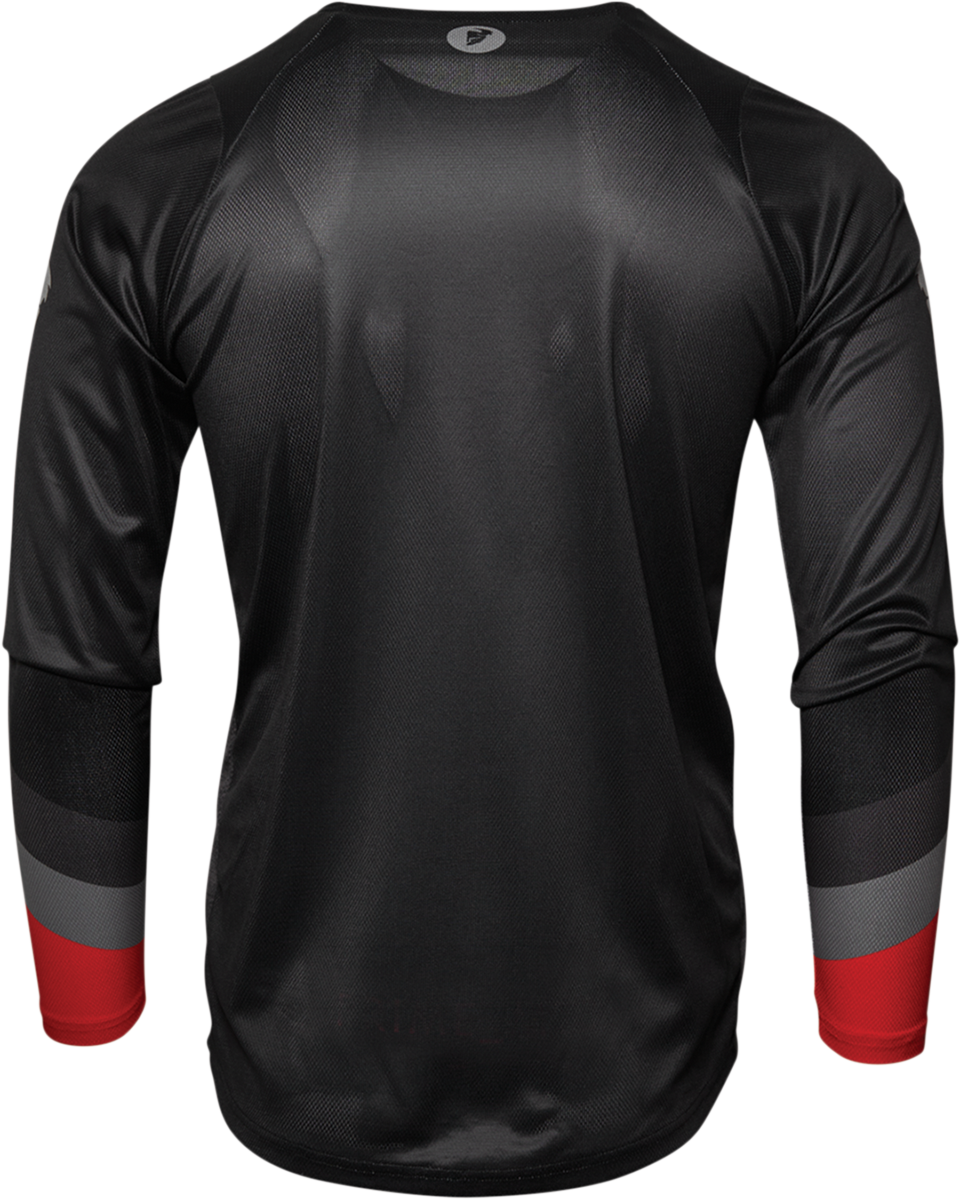 THOR Assist Long-Sleeve Jersey - Black/Heather Gray - XS 5120-0050