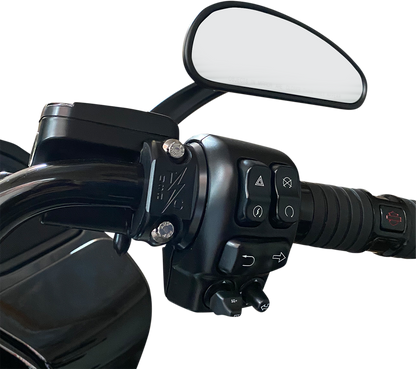 THRASHIN SUPPLY CO. Brake/Clutch Perch Clamps - Black TSC-2703-1