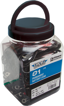 TECMATE Drag Specialties Permanent Battery Lead O-01 - Six Jars of 20 O1DJARX6