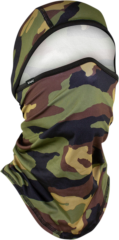 ZAN HEADGEAR SportFlex® Balaclava - Convertible - Woodland Camo WB4L118