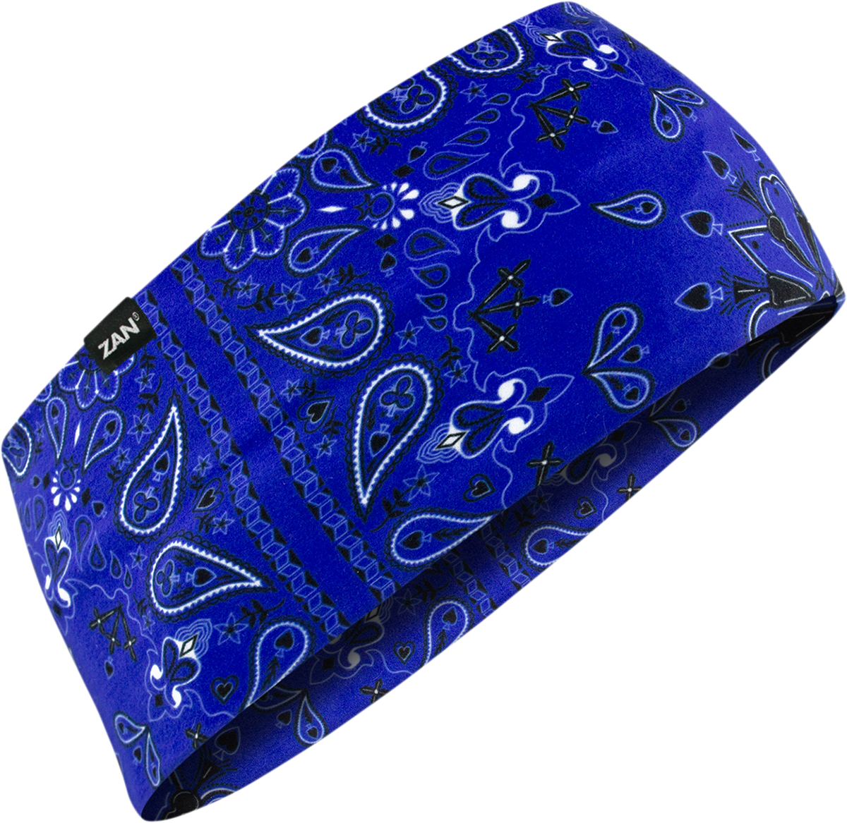 ZAN HEADGEAR SportFlex® Headband - Navy Paisley HBL111