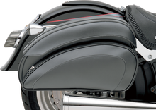 SADDLEMEN Deluxe Throwover Saddlebag - Black EX000522