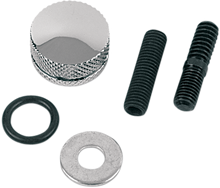 DRAG SPECIALTIES Seat Mounting Knob - Chrome - Knurled 902132 SC-1