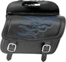 SADDLEMEN Flame Saddlebag - Blue - Large 3501-0773