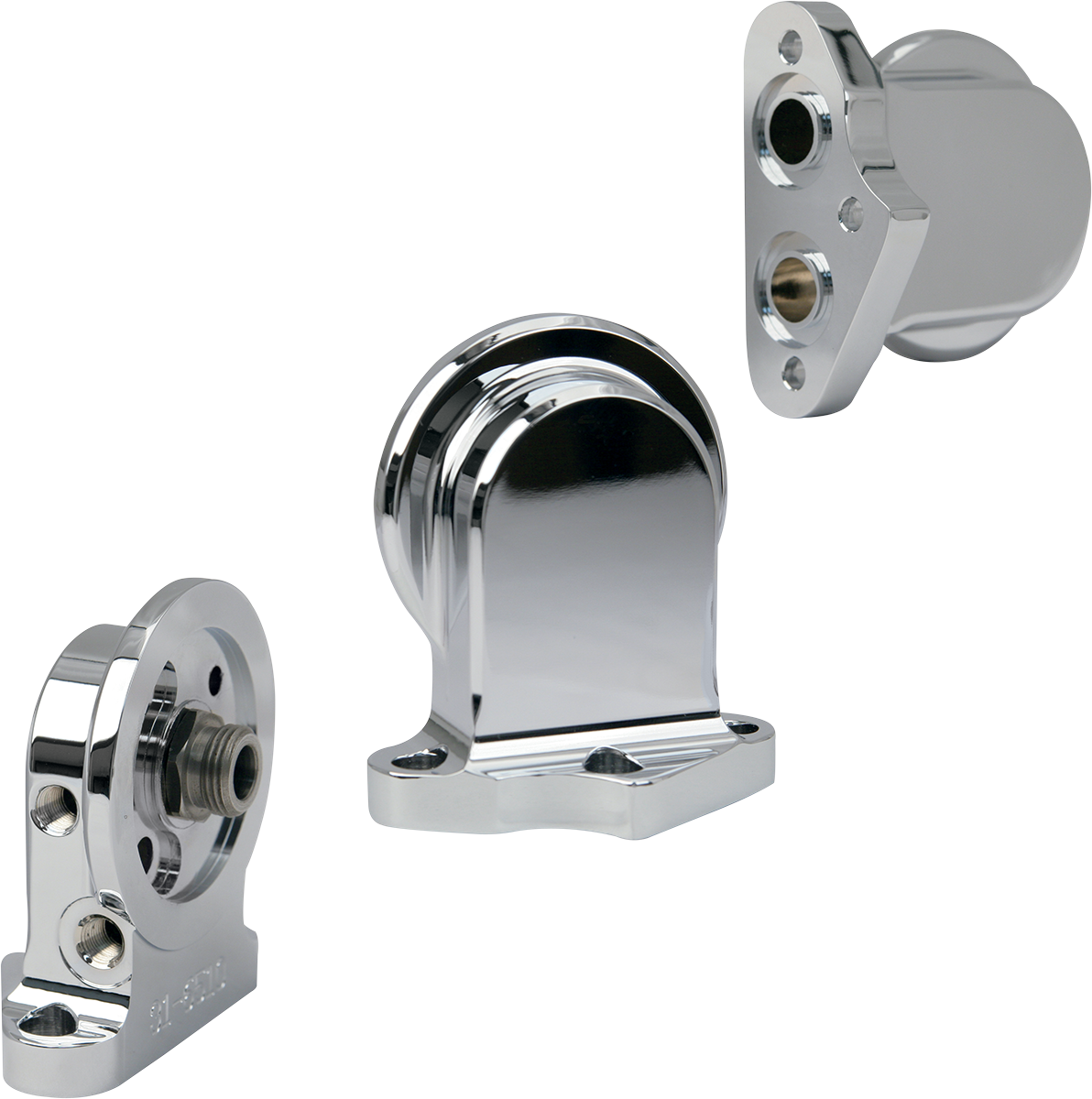 S&S CYCLE Oil Filter Mounting Bracket Kit - Chrome 106-3884