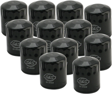 S&S CYCLE Oil Filters - Black - 12-Pack 310-0241