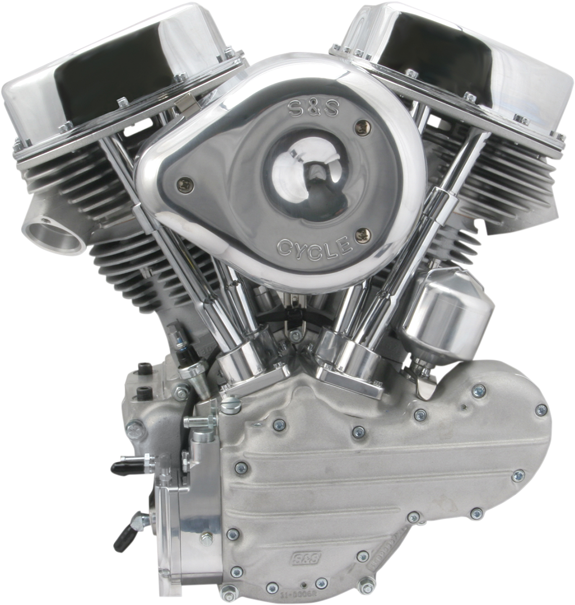 S&S CYCLE P-93 Complete Engine - Natural/Silver - Custom Chassis 106-0821