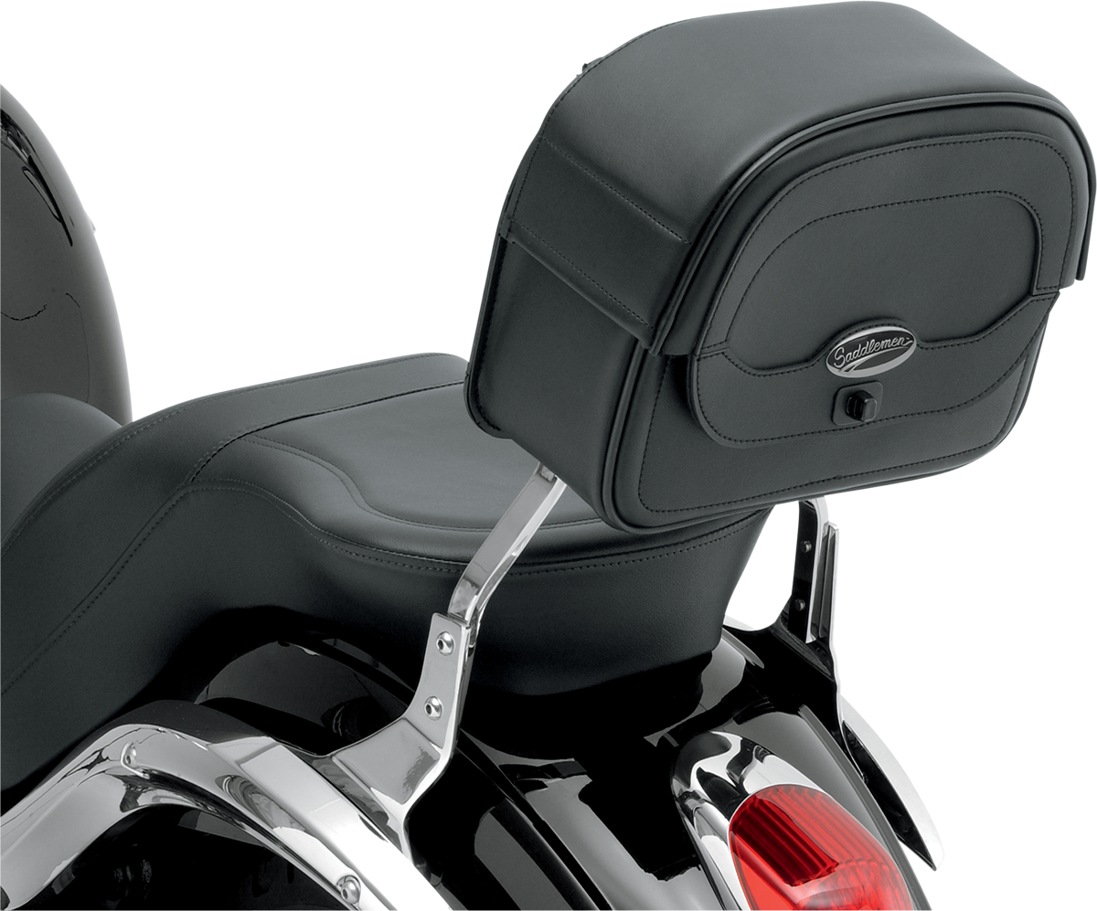 SADDLEMEN Large Cruis'n™ Sissy Bar Bag - Black 3503-0049