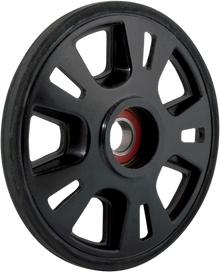 KIMPEX Idler Wheel - With Snap Ring/Bearing 6004 - Black - 200 mm OD x 20 mm ID 298988