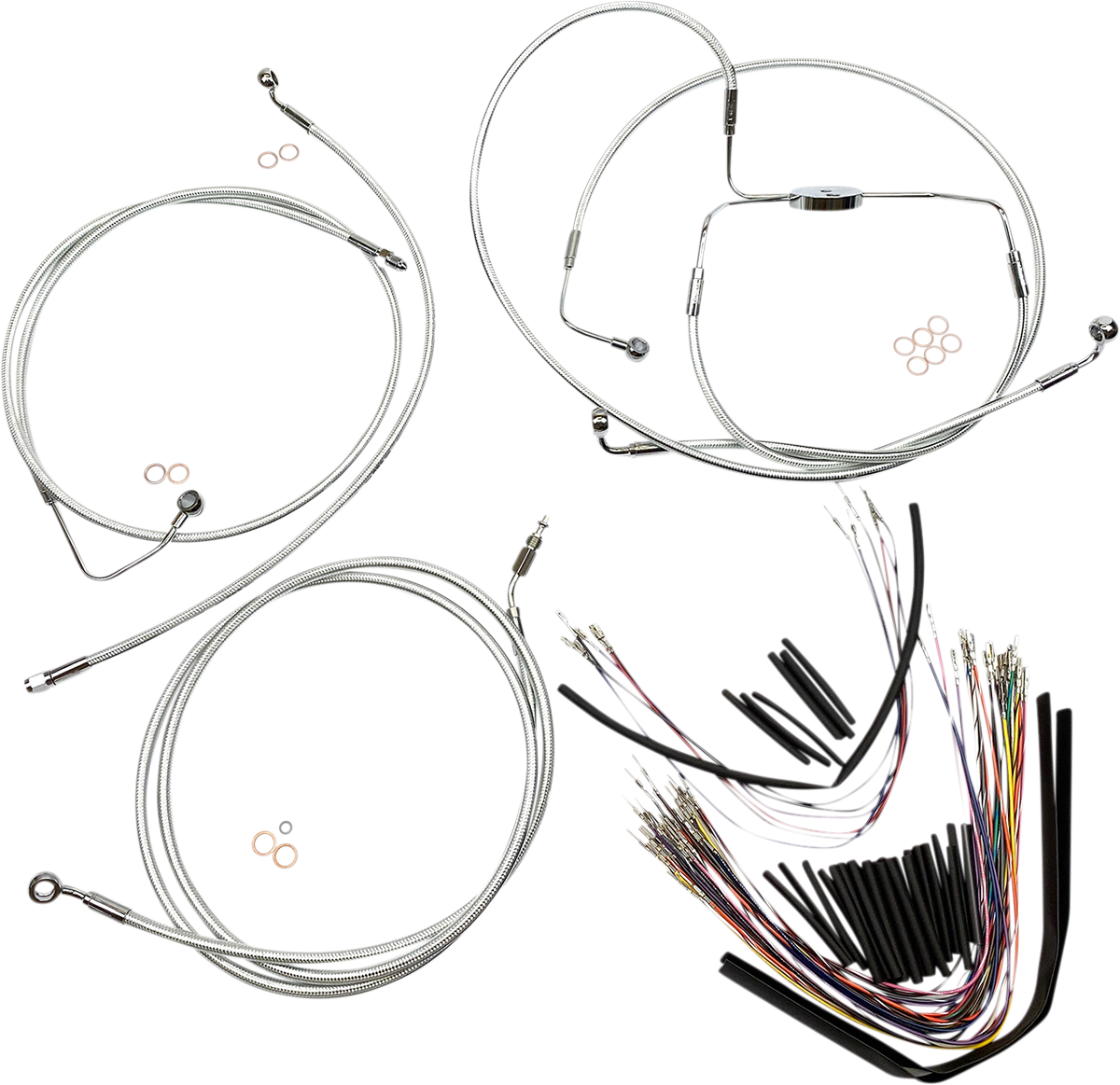 MAGNUM SHIELDING Sterling Chromite II® Designer Handlebar Installation Kit - 15"-17" - '08-'12 CVO/Screaming Eagle 387002